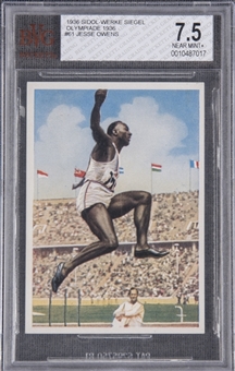 1936 Sidol-Werke Siegel "Olympiade 1936" #61 Jesse Owens – BVG NM+ 7.5